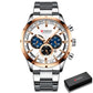 Waterproof Chronograph Wristwatch