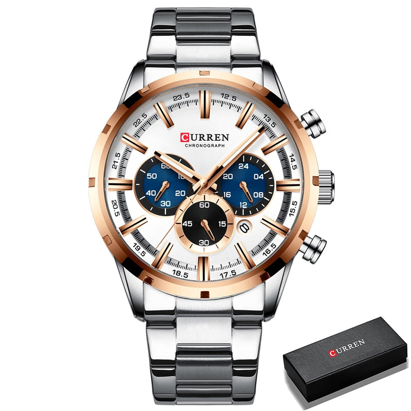 Waterproof Chronograph Wristwatch