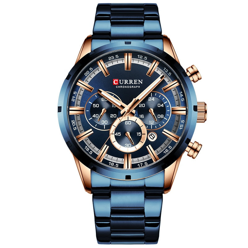 Waterproof Chronograph Wristwatch