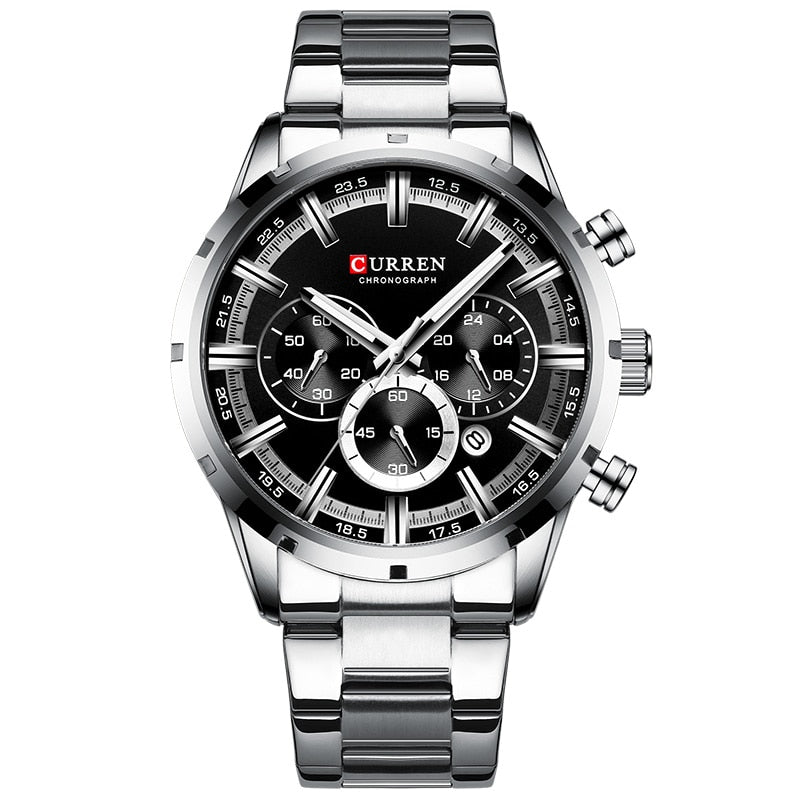 Waterproof Chronograph Wristwatch