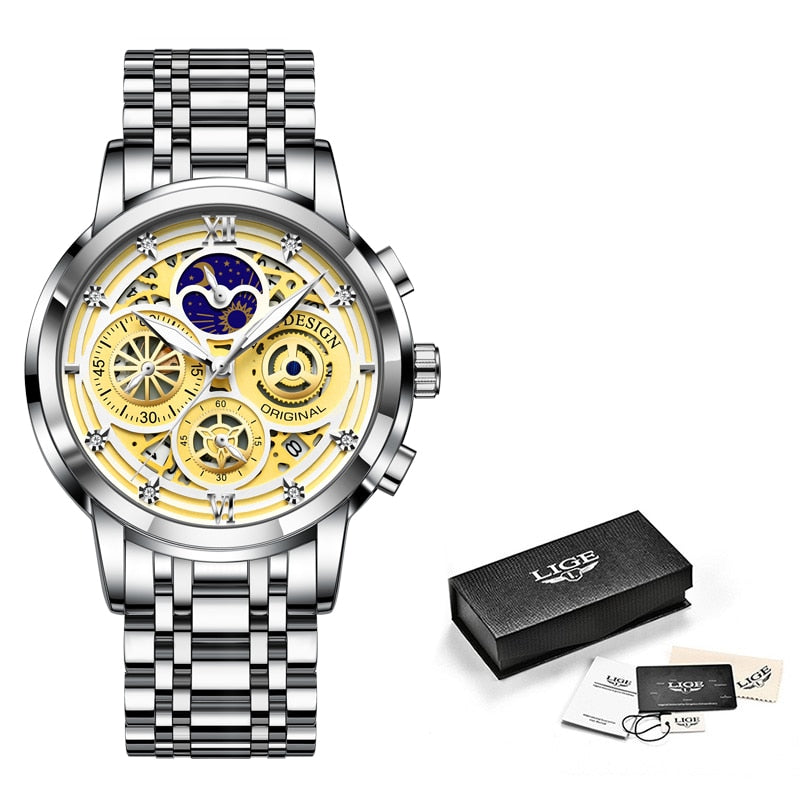 Luxury Sports Chronograph Quartz Watch