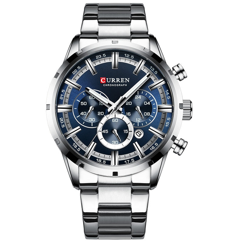 Waterproof Chronograph Wristwatch