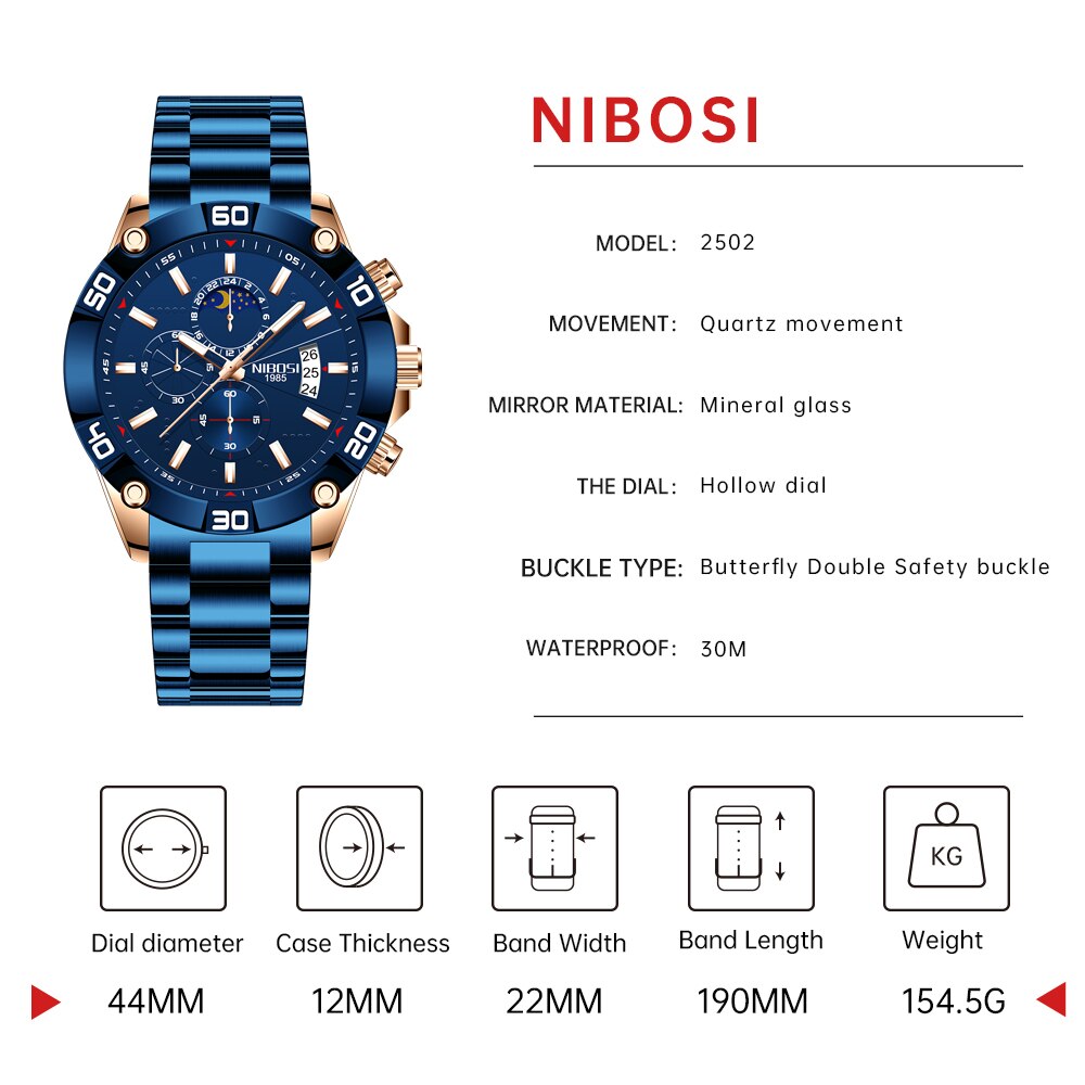 Fashion Gold Watch Men