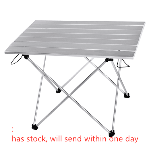 Aluminum Alloy Portable Table Outdoor Furniture Foldable Folding Camping Hiking Desk Traveling Outdoor Picnic Table Furniture