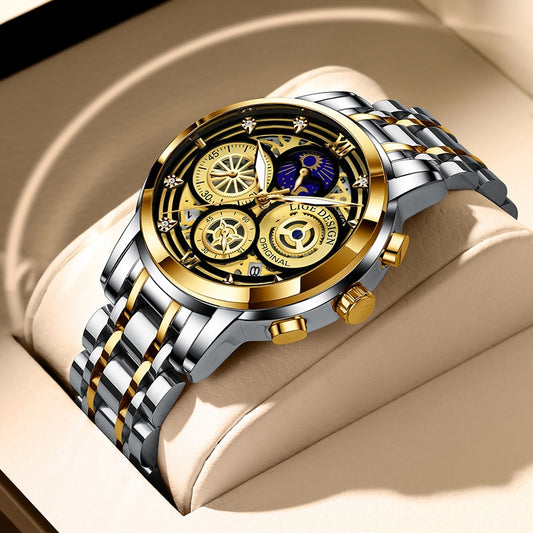 Luxury Sports Chronograph Quartz Watch