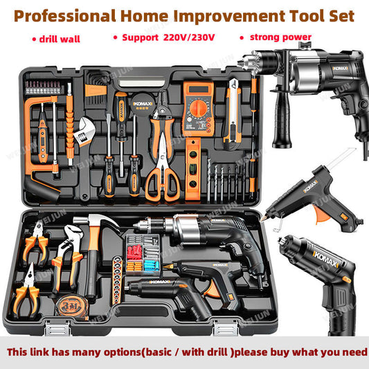 Professional Tools Set Drill Toolkit