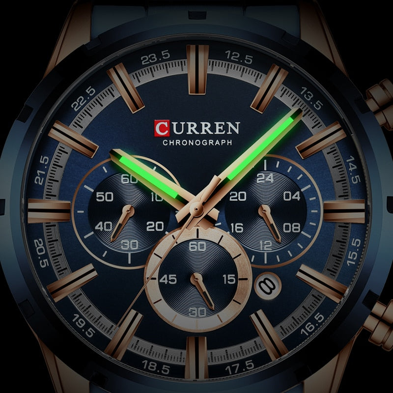 Waterproof Chronograph Wristwatch